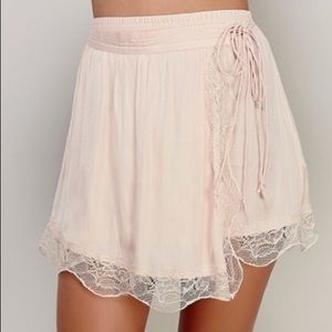 Free People Intimately Tied Half Slip Skirt